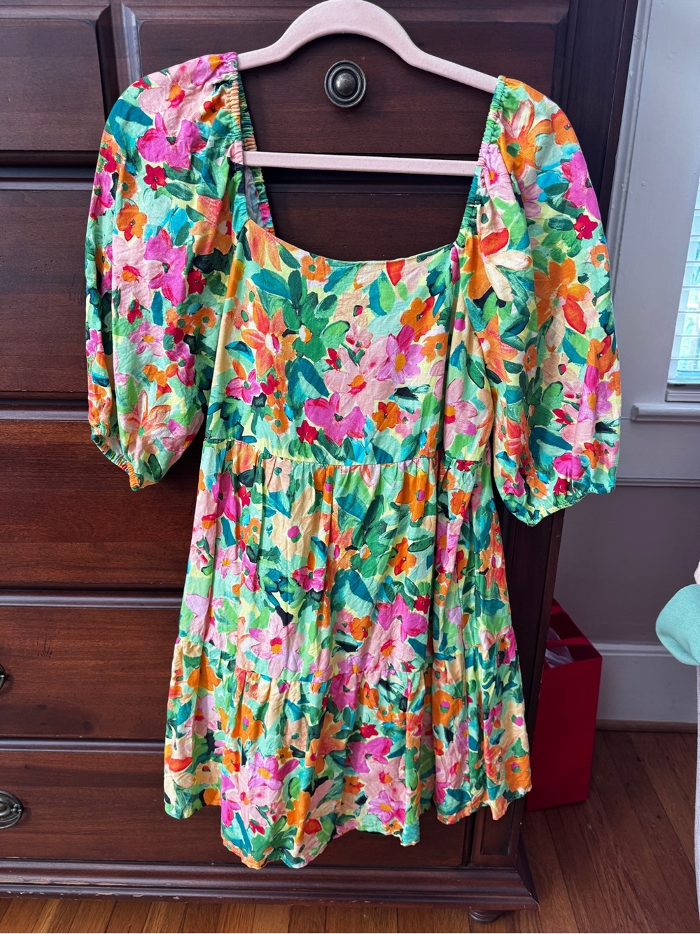 Sanctuary Floral Puff-Sleeve Dress - Bright Multicolor